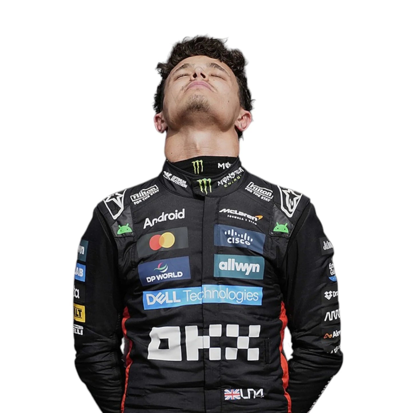 2025 Lando Norris Mclaren British GP F1 Race Suit Ex Race Gear