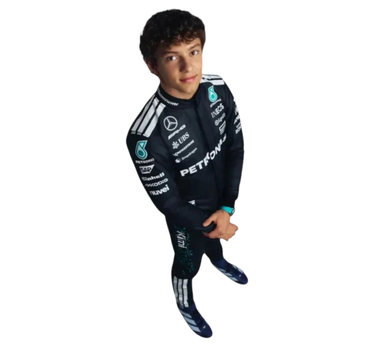 New 2025 Andrea Kimi Antonelli Mercedes Race Suit