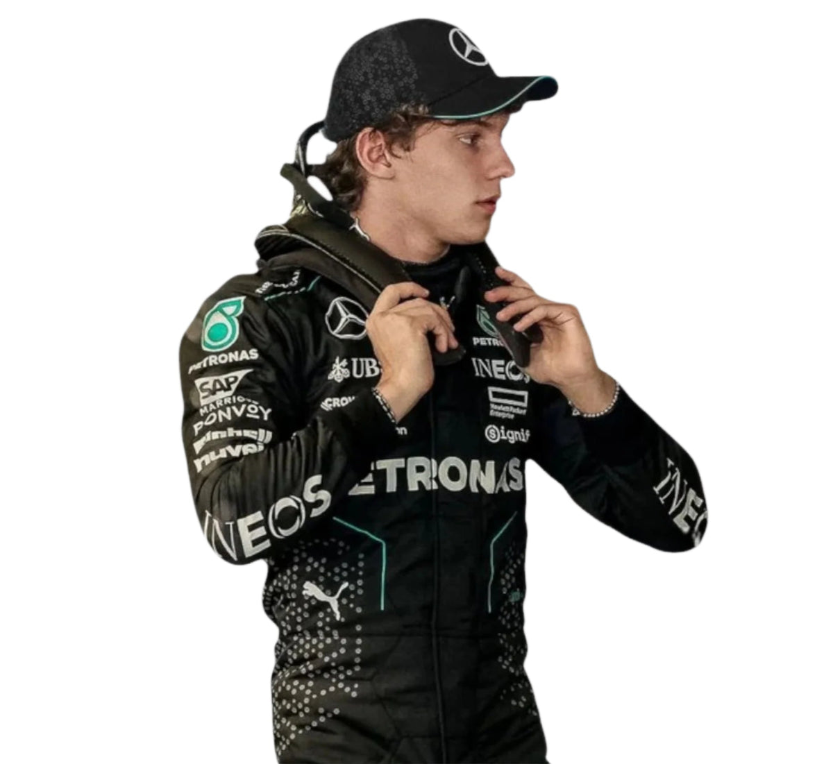 New 2025 Andrea Kimi Antonelli Mercedes Race Suit