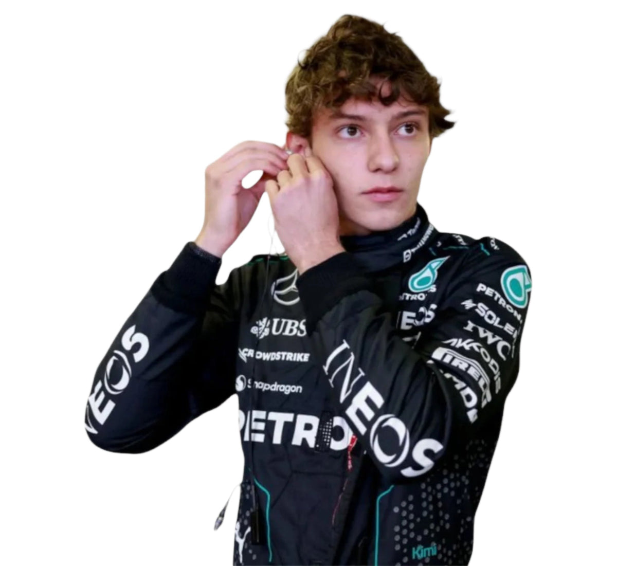 New 2025 Andrea Kimi Antonelli Mercedes Race Suit