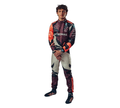 George Russell 2025 Mercedes AMG Petronas F1 Team Suit