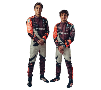 George Russell 2025 Mercedes AMG Petronas F1 Team Suit