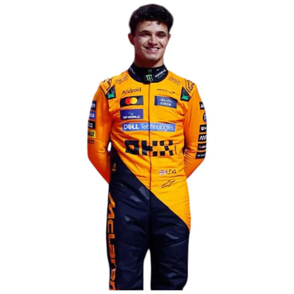 Lando Norris 2025 McLaren F1 Racing Team Suit