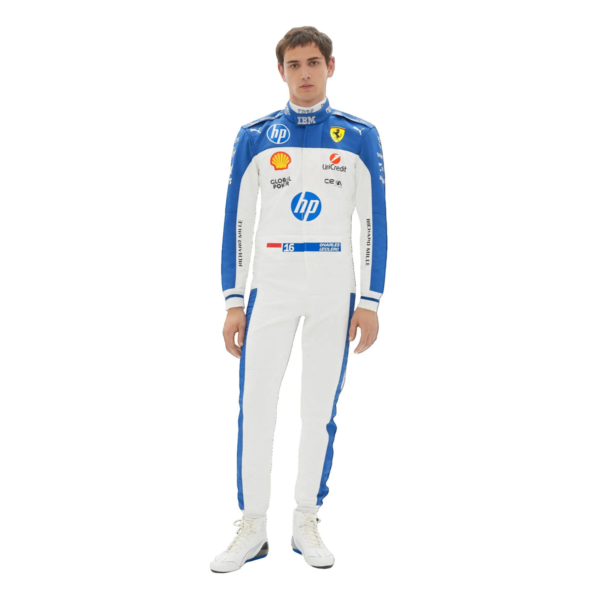 2025 Charles Leclerc Ferrari HP Race Suit - Ex Race Gear