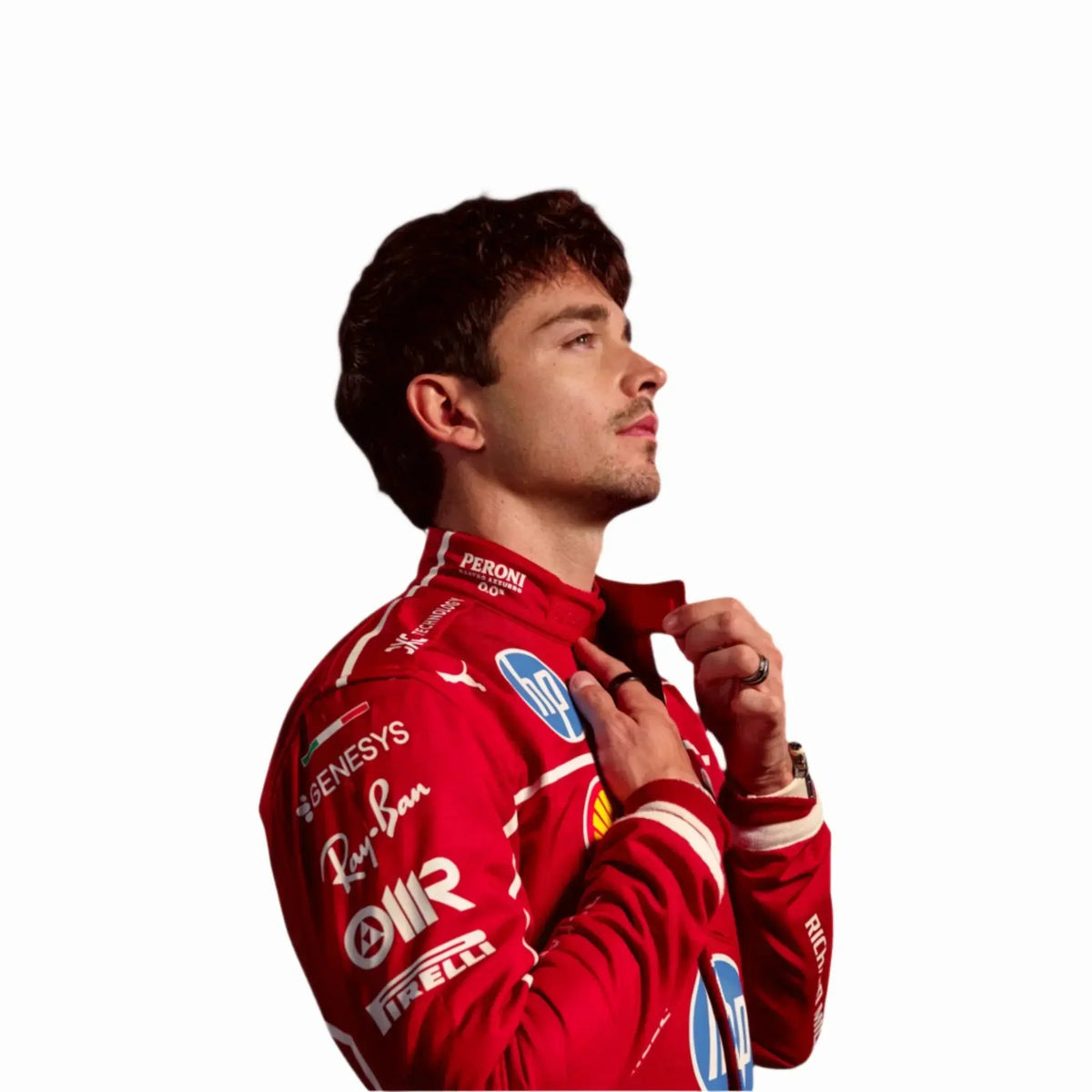 2025 Charles Leclerc Ferrari HP Race Suit - Ex Race Gear