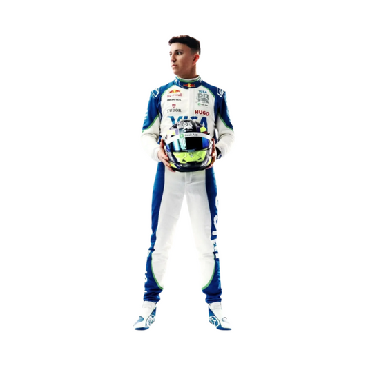2025  Isack Hadjar Alphatauri Race Suit Ex Race Gear