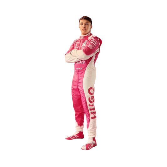 2025 Isack Hadjar Racing Bulls Miami F1 Race Suit - Ex Race Gear