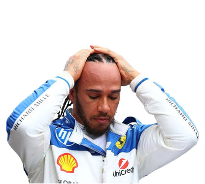 2025 Lewis Hamilton Ferrari Racing Suit from Miami GP