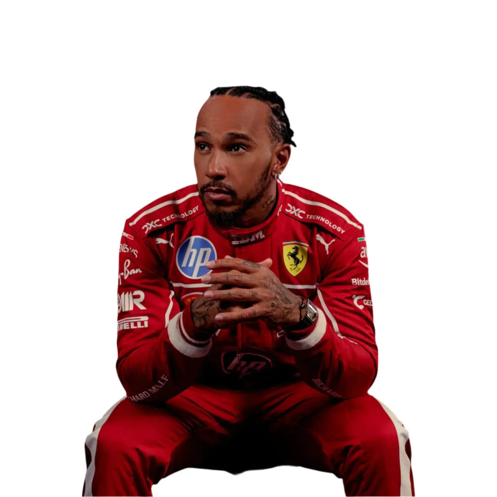 2025 Lewis Hamilton Ferrari HP F1 Race Suit - Ex Race Gear
