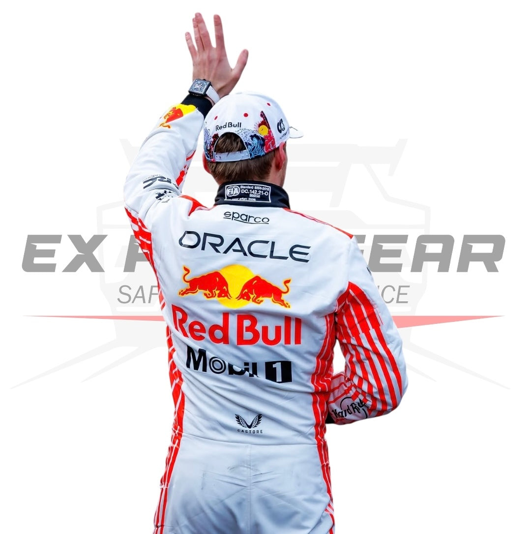 2025 Max Verstappen Red Bull Racing Japanese GP Race Suit Ex Eace Gear