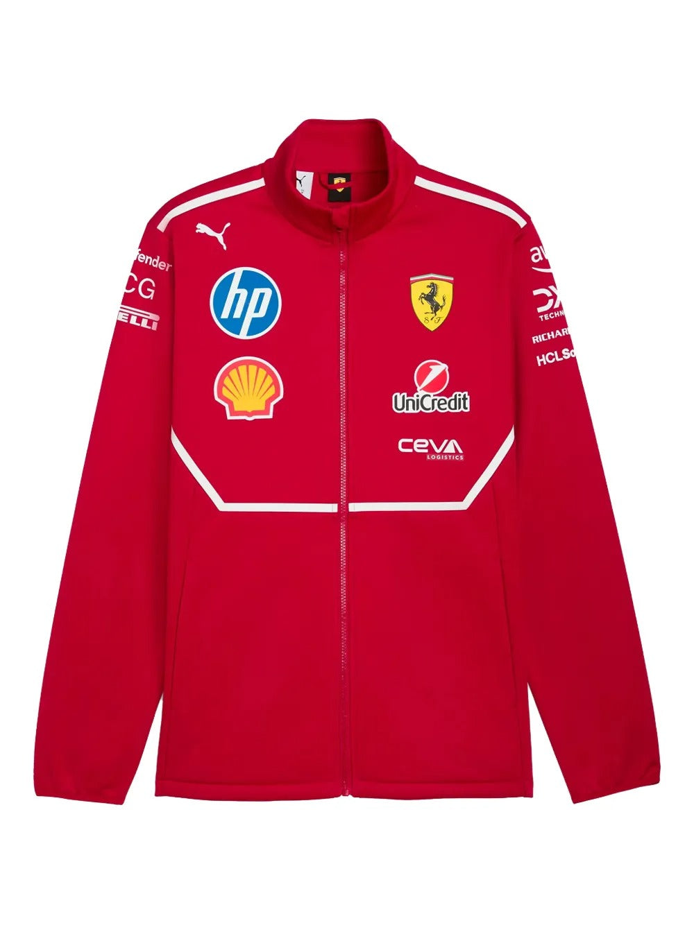 2025 Scuderia Ferrari F1 Team Softshell zip jacket - Ex Race Gear