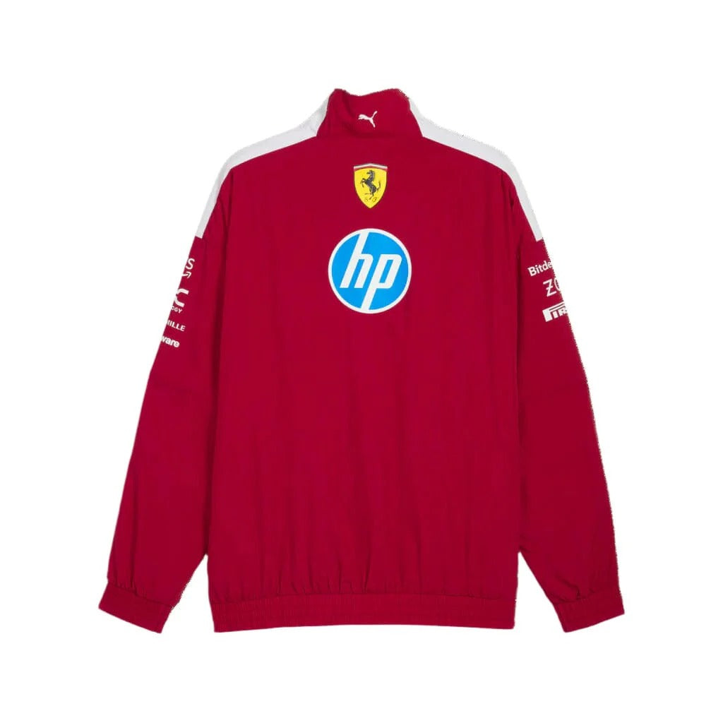 2025 Scuderia Ferrari F1 Team T7 Oversized Jacket - Dark Cherry - Ex Race Gear
