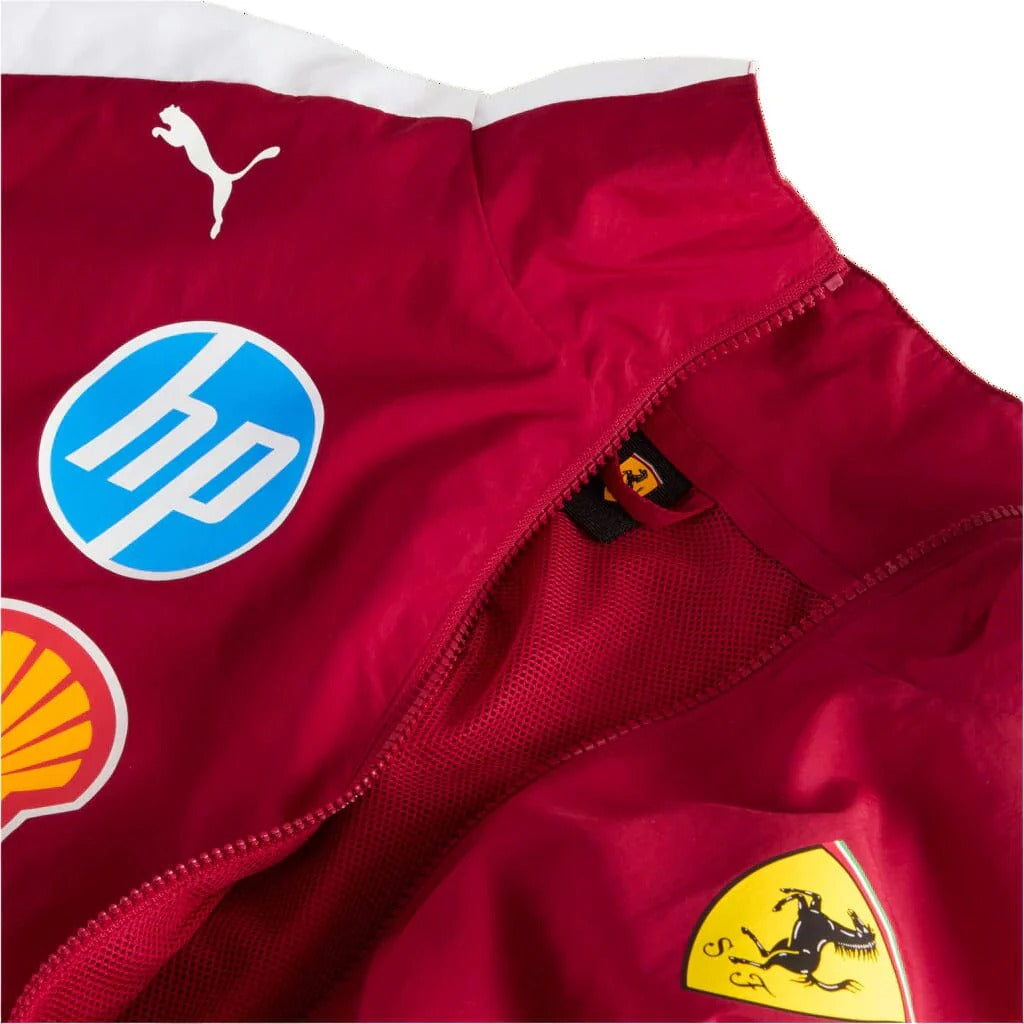 2025 Scuderia Ferrari F1 Team T7 Oversized Jacket - Dark Cherry - Ex Race Gear