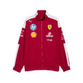 2025 Scuderia Ferrari F1 Team T7 Oversized Jacket - Dark Cherry - Ex Race Gear