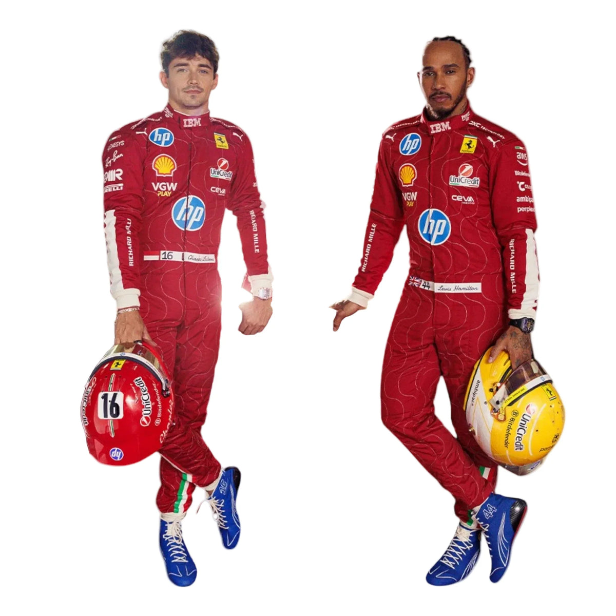 2025 Scuderia Ferrari HP F1 Team Monza GP Race Suit - Ex Race Gear