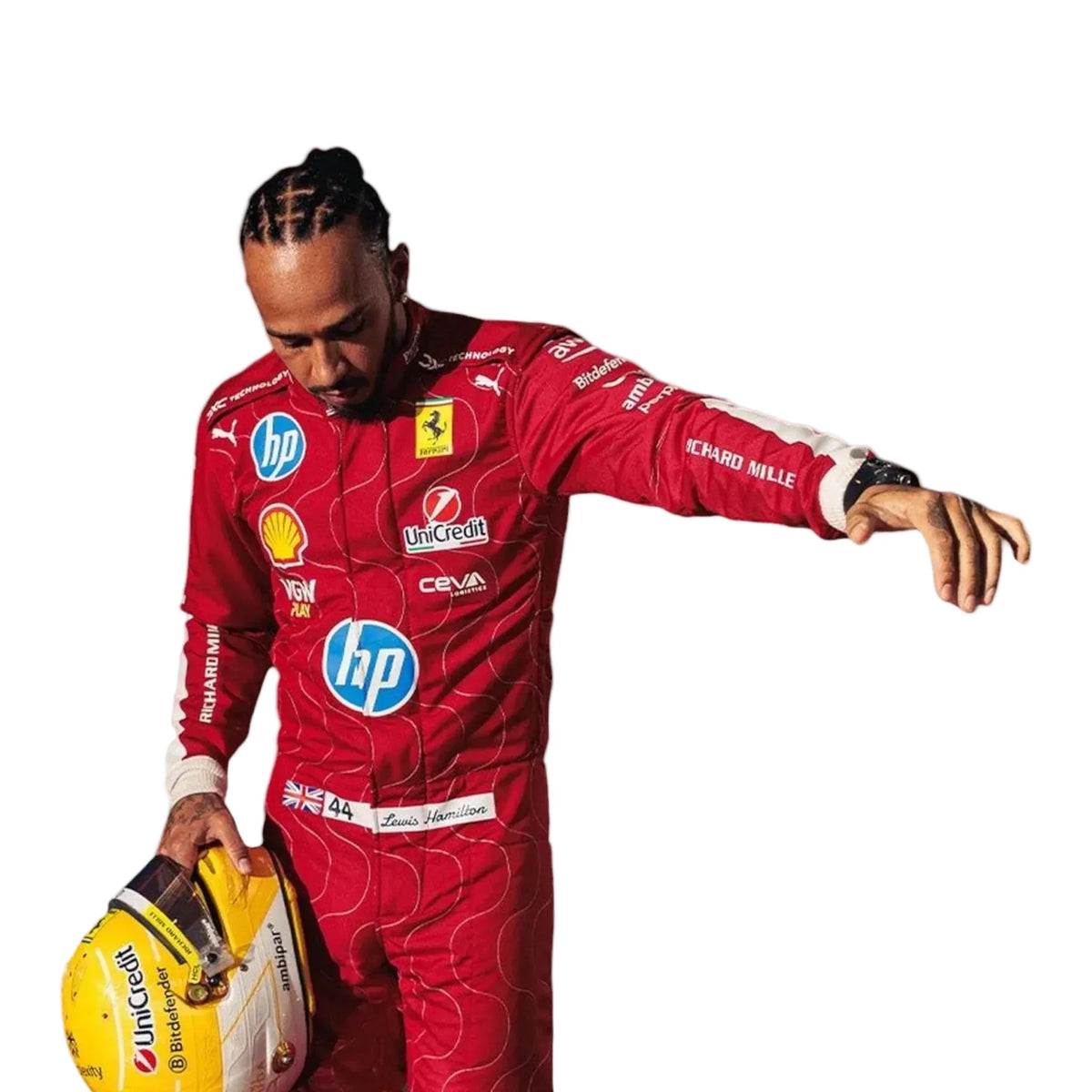 2025 Scuderia Ferrari HP F1 Team Monza GP Race Suit - Ex Race Gear