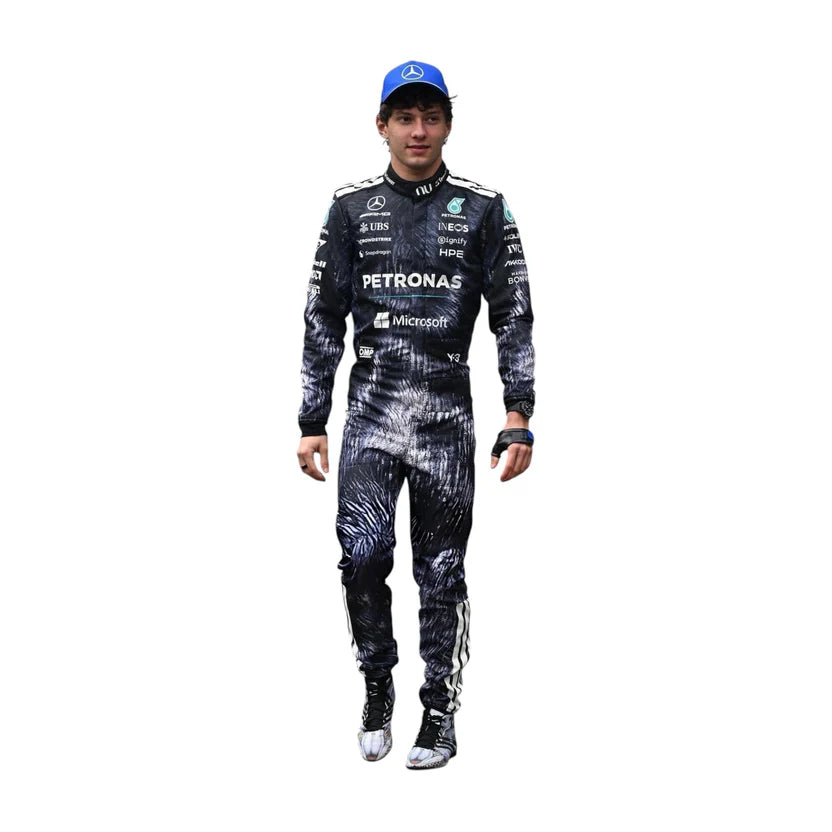 2026 Andrea Kimi Antonelli & George Russell Mercedes Japanese GP F1 Replica Suit Ex Race Gear