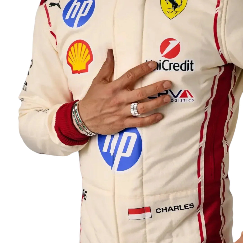 2026 Charles Leclerc Replica Racing Suit Monaco Grand Prix - Ex Race Gear