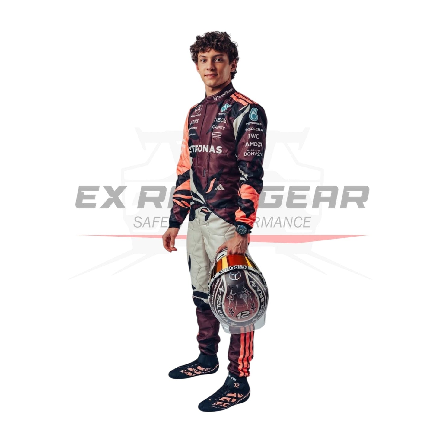 2025 Mercedes F1 Team Miami GP Race Suit Ex Race Gear