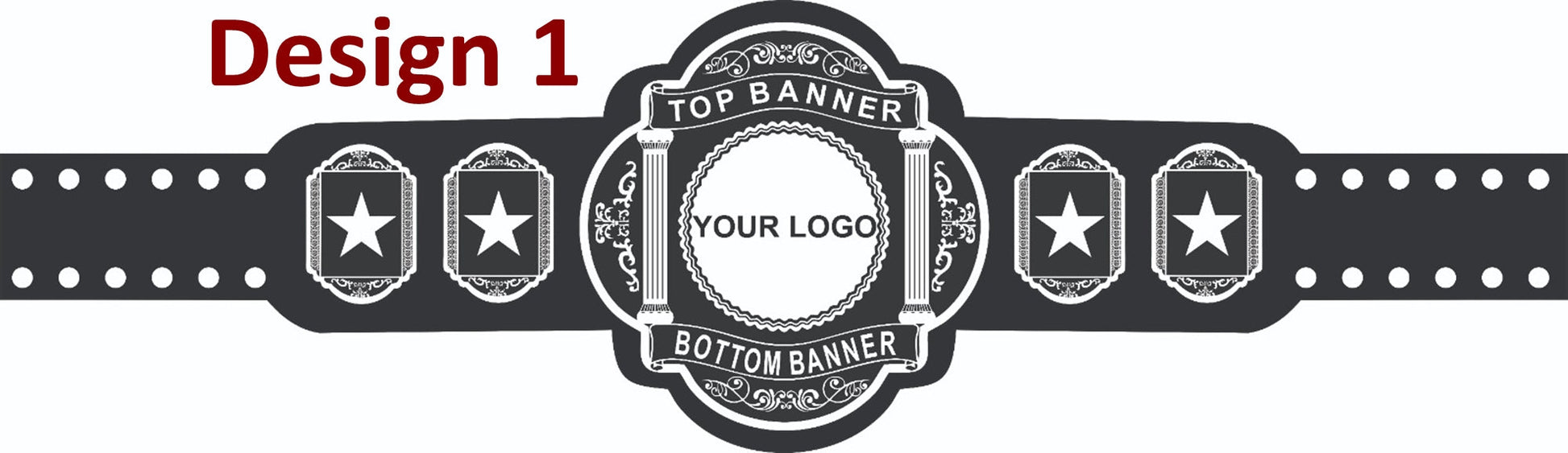 Custom Name and Logo Wrestling Championship Belt - Customize Wrestling Belts