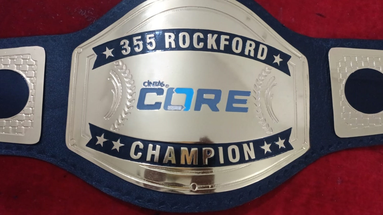 Custom CORE Logo Wrestling Championship Belt poshleathers-14b7