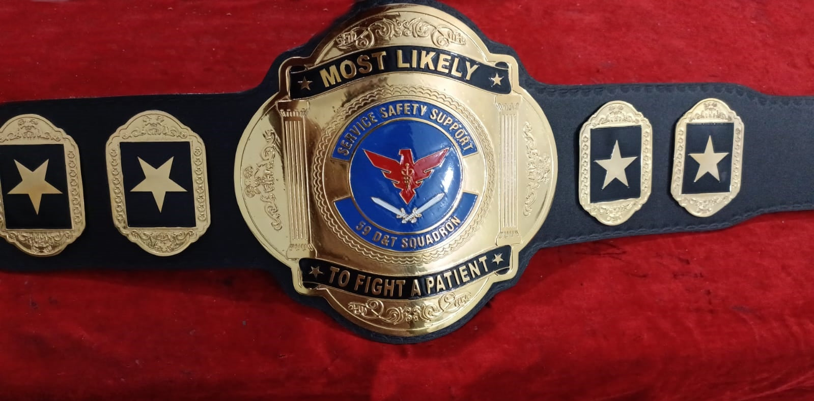 Custom Name and Logo Wrestling Championship Belt poshleathers-14b7