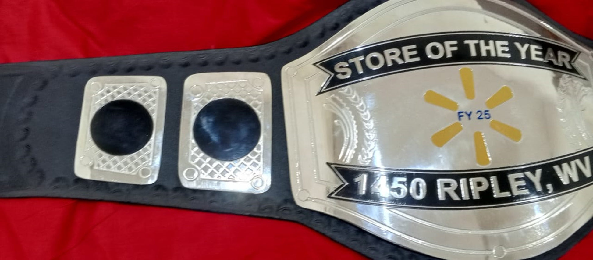 Custom Name and FY 25 Fan Wings Logo Wrestling Championship Belt poshleathers-14b7
