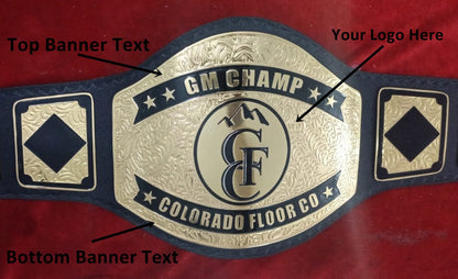 Custom Name and CFC Home Logo Wrestling Championship Belt - Customize Wrestling Belts