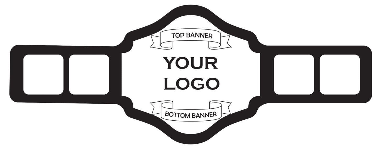 Custom Name and Logo Wrestling Championship Belt - Customize Wrestling Belts