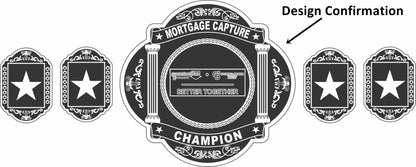 Custom Name and Better Together Logo Wrestling Championship Belt Customize Wrestling Belts