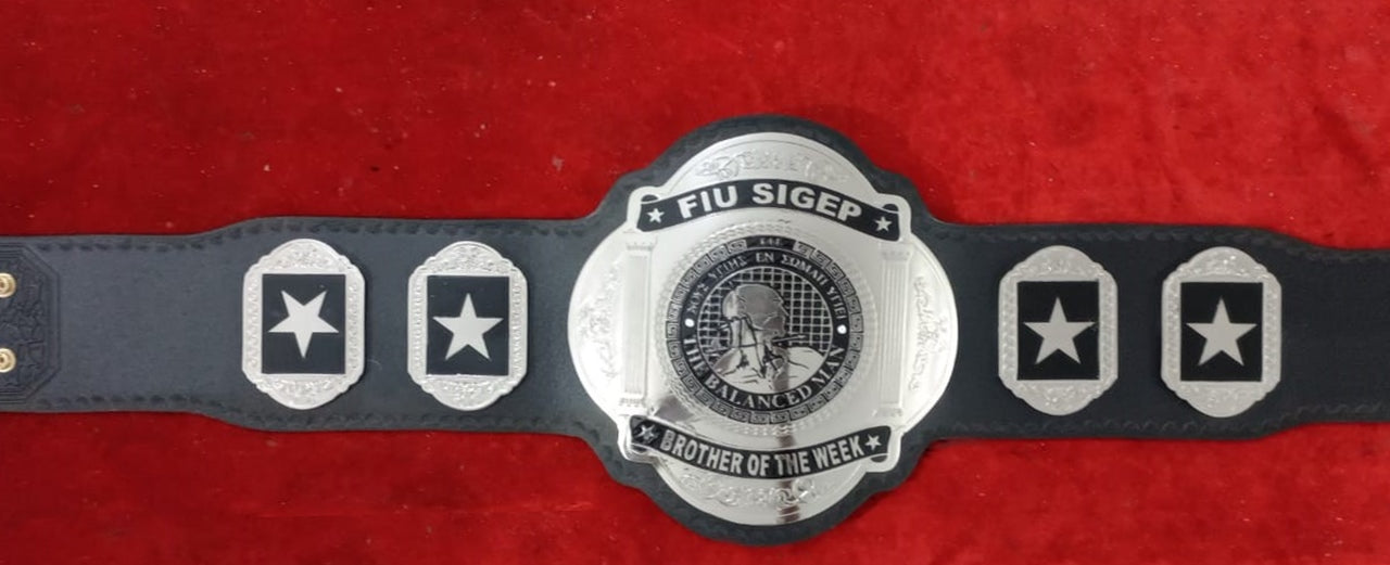 Custom Brother Of The Week Wrestling Championship Belt poshleathers-14b7
