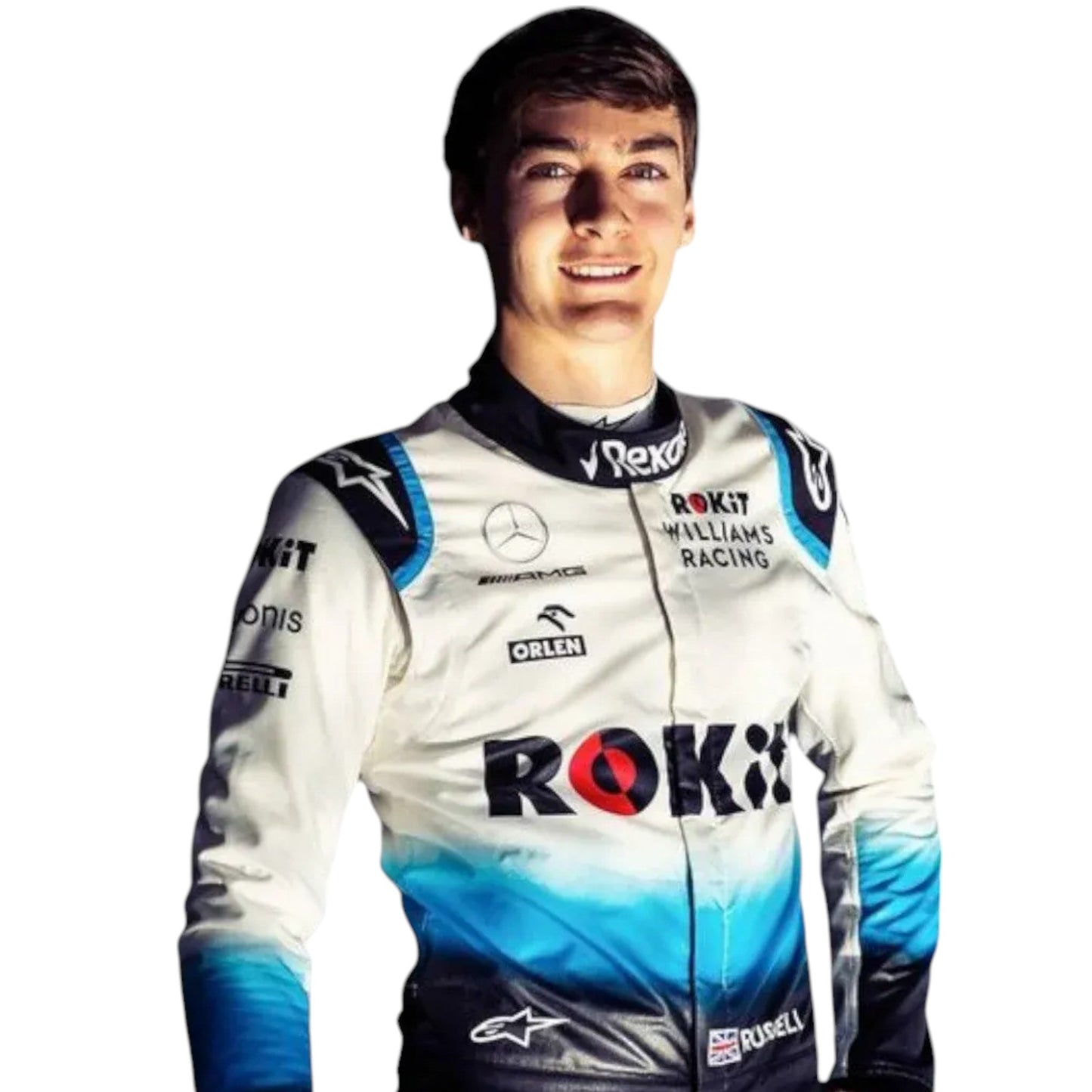 2019 George Russell Williams Racing F1 Team Race Suit Replica Rustle Racewears