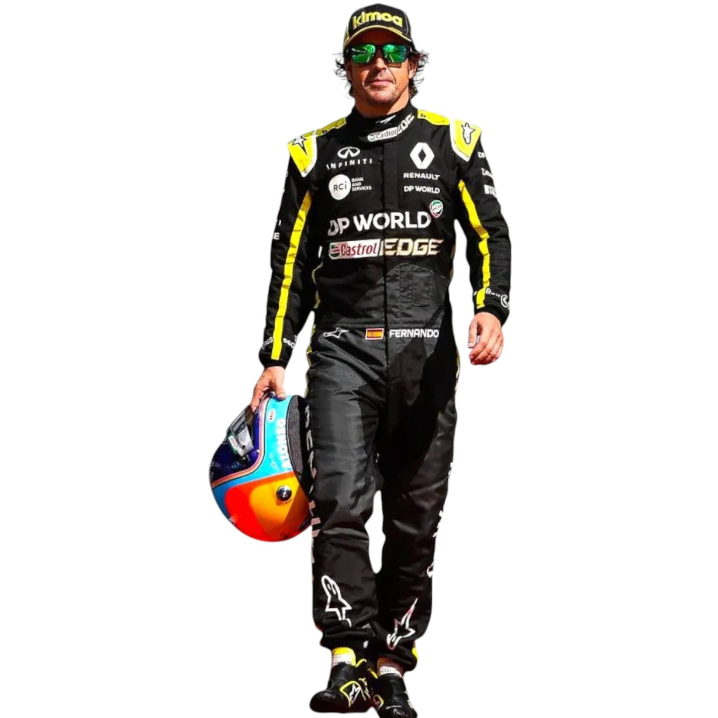 2020 Fernando Alonso Renault F1 Team Race Suit Ex Race Gear