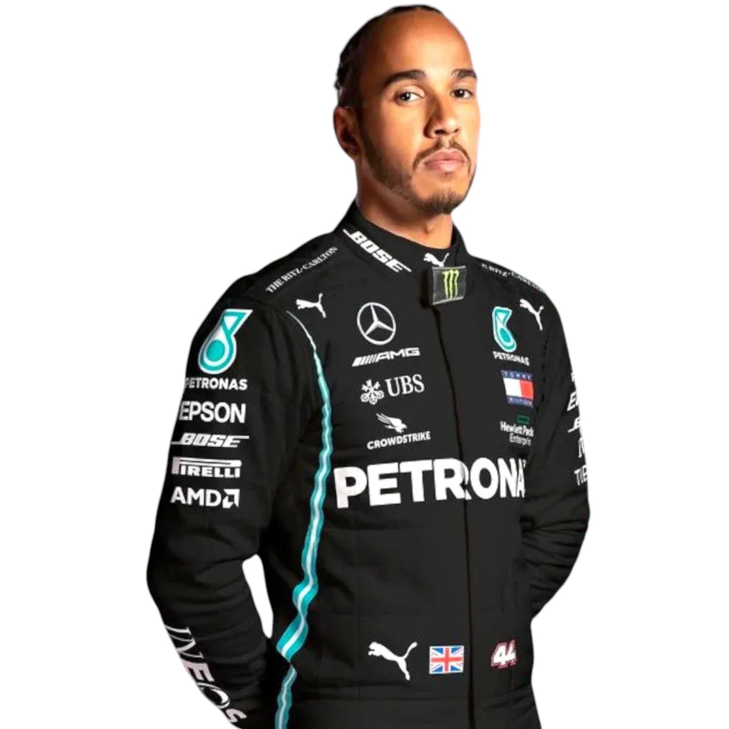2020 Lewis Hamilton Mercedes AMG F1 Race Suit Ex Race Gear
