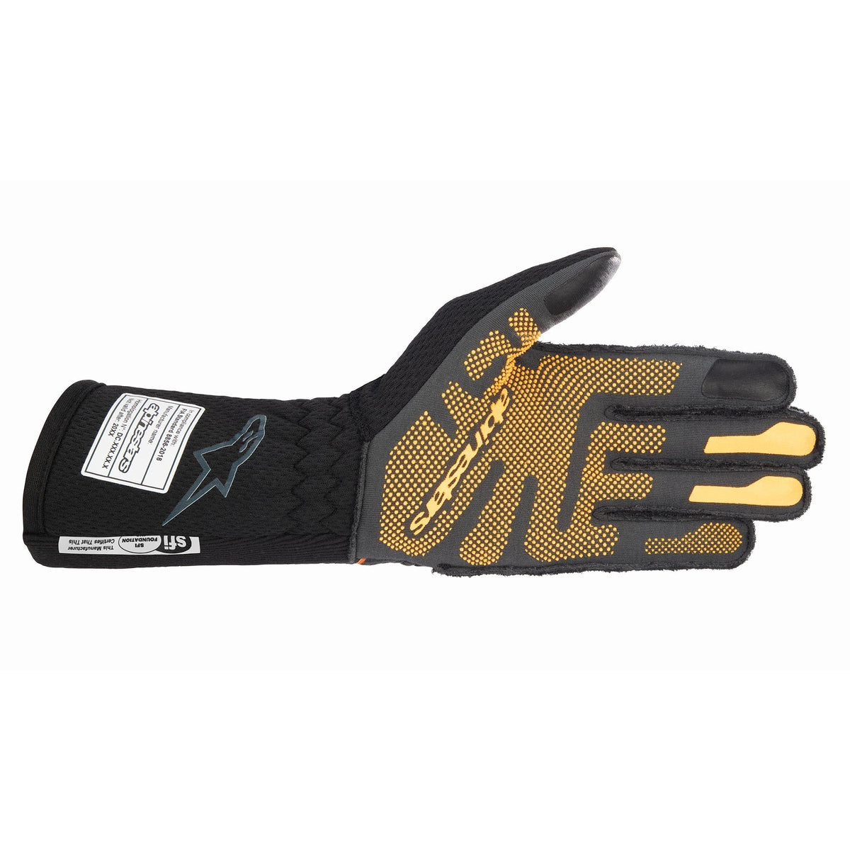 Alpinestars ZX Glove v3 Black and Orange Fluro Chicane Racewear