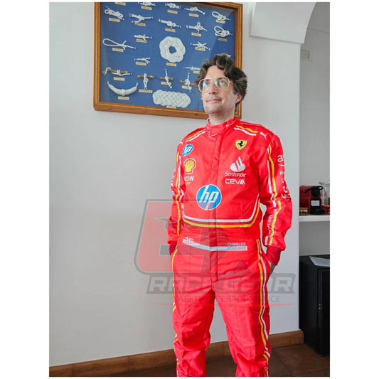 Charles Leclerc Replica Race Suit | Scuderia Ferrari HP | Client Feedback Ex Race Gear
