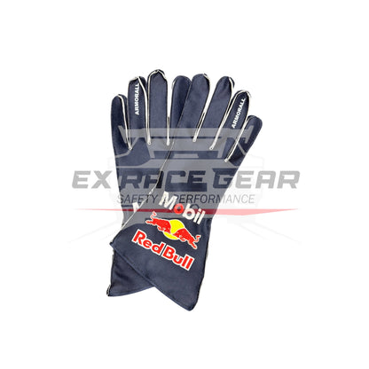 2026 Redbull Max Verstappen Formula 1 Team Racing  Gloves | Replica Edition Ex Race Gear