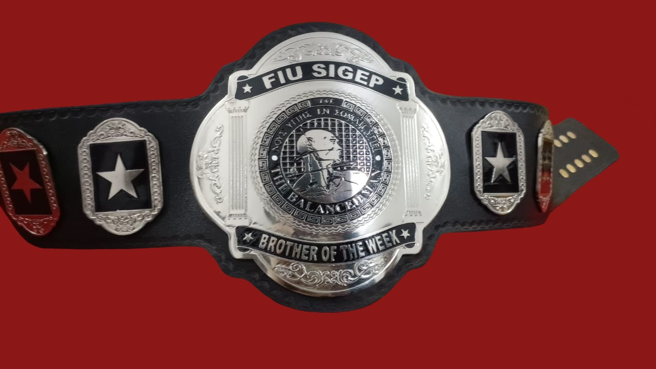 Custom Brother Of The Week Wrestling Championship Belt poshleathers-14b7