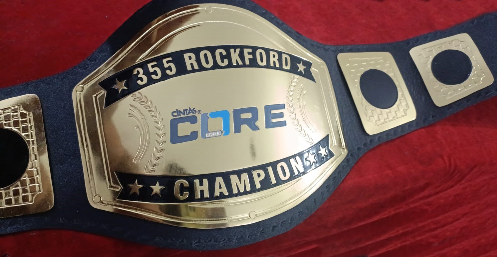 Custom CORE Logo Wrestling Championship Belt poshleathers-14b7