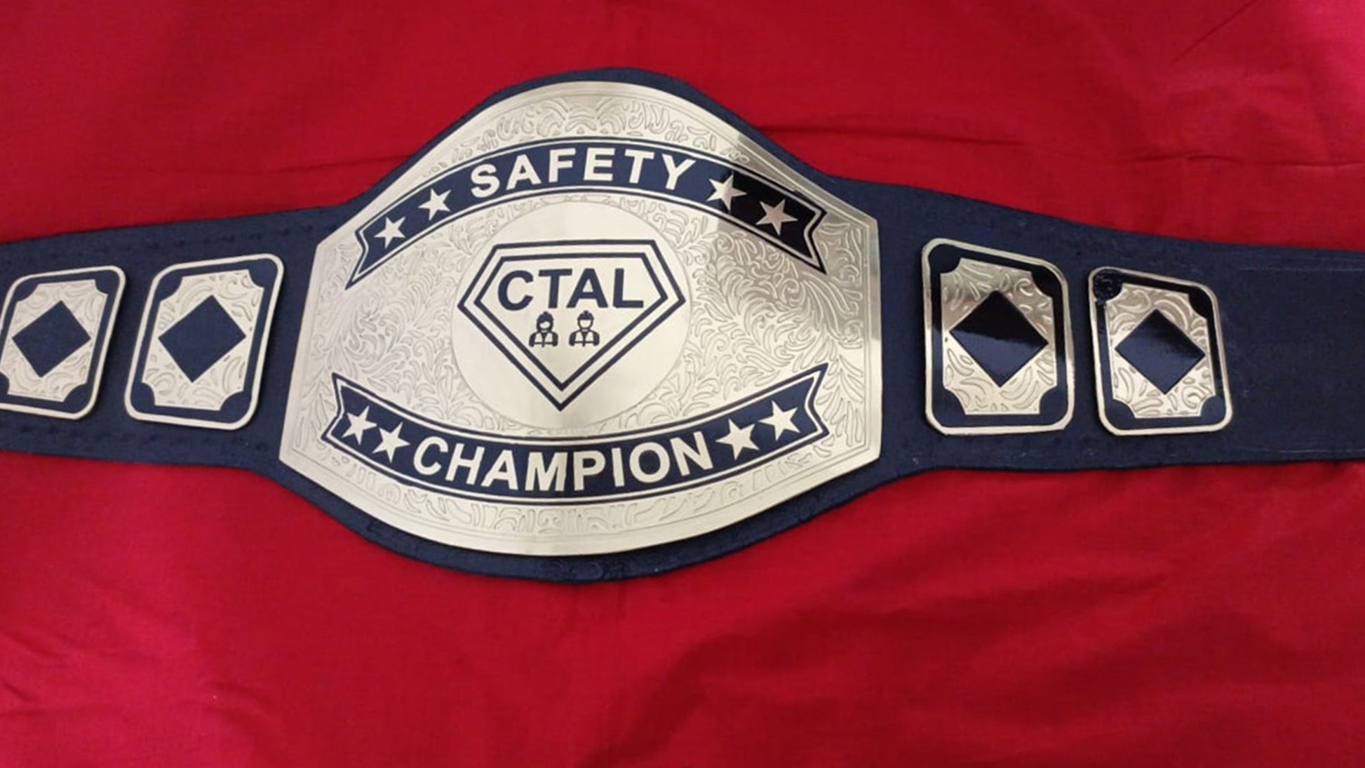 Custom Name and CTAL Safety Logo For Your Firm Wrestling Championship Belt poshleathers-14b7