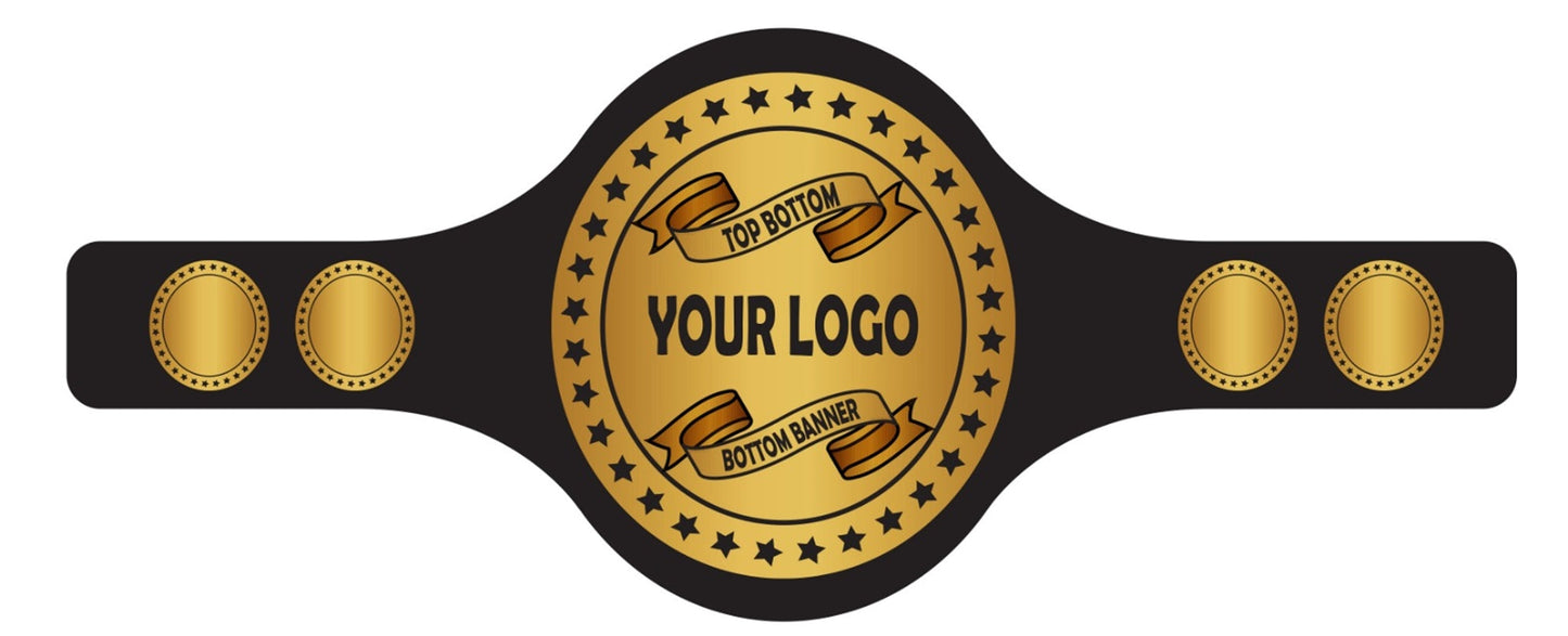 Custom Name and Logo Wrestling Championship Belt - Customize Wrestling Belts