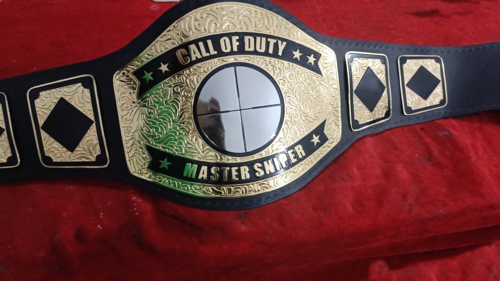 Custom Call Of Duty Wrestling Championship Belt poshleathers-14b7