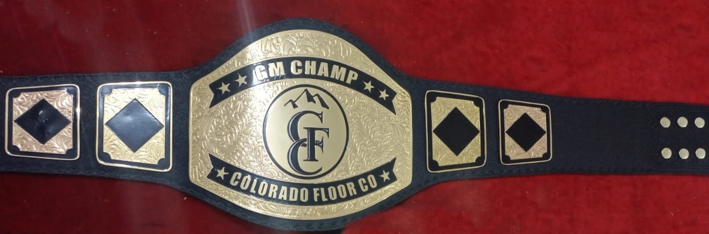 Custom CFC Logo Wrestling Championship Belt poshleathers-14b7