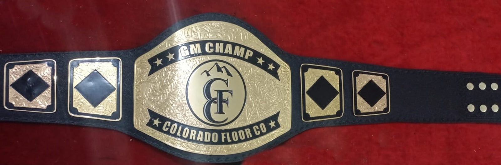 Custom CFC Logo Wrestling Championship Belt poshleathers-14b7