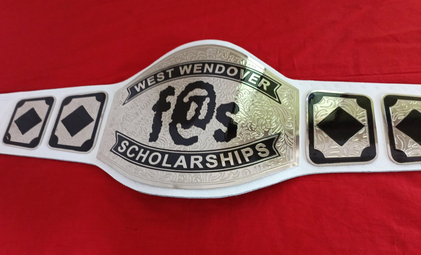 Custom Name and FAS Logo Wrestling Championship Belt poshleathers-14b7