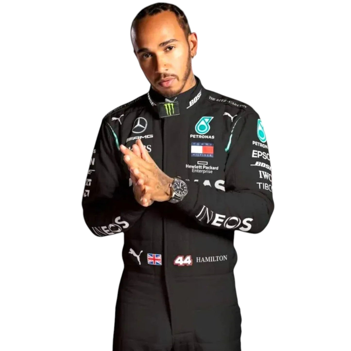 2020 Lewis Hamilton Mercedes AMG F1 Race Suit Ex Race Gear