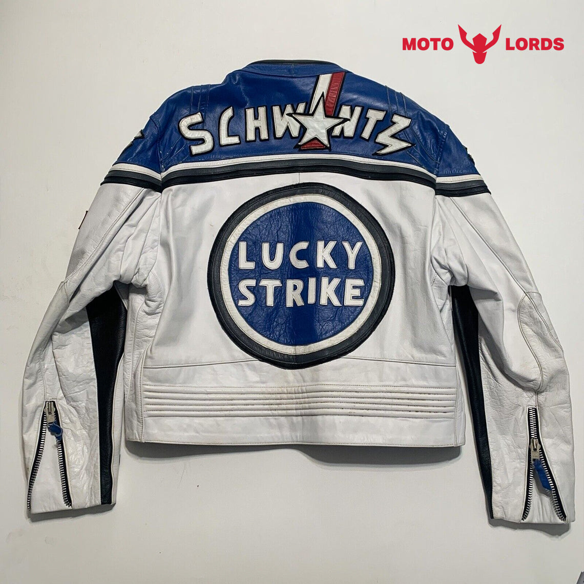 Lucky Strike Casual Moto Leather Jacket MotoLords