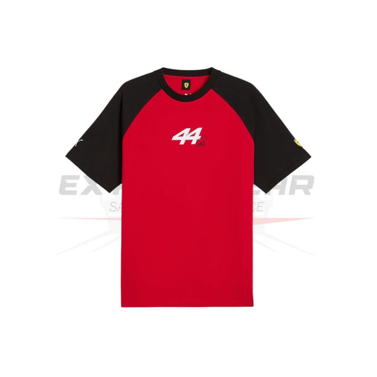 2026 Scuderia Ferrari Replica T-shirt Lewis Hamilton - F1 PUMA Team Ex Race Gear