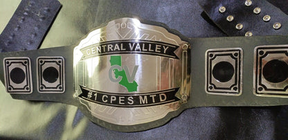 Custom Name And Central Valley Map Logo Wrestling Championship Belt poshleathers-14b7