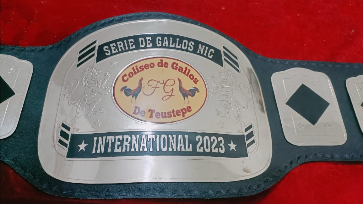Custom Cock Logo Wrestling Championship Belt poshleathers-14b7